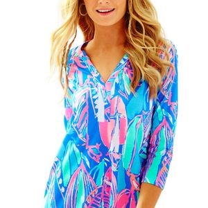Lilly Pulitzer Ali Dress Bay Blue Out To Sea